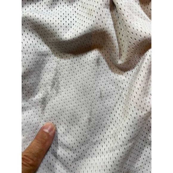 Vintage Fergo Shorts Mens‎ XL White Jersey Drawstring Pull On Basketball Men. - Picture 3 of 9